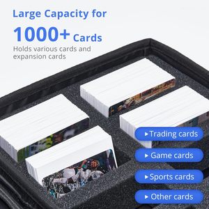 Boîte de rangement pour cartes à collectionner, grande capacité, 38.5x27.5x8.5cm, pour cartes de sport et de jeu - Product Image 1