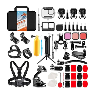 HONGDAK Offre Spéciale Accessoires pour Caméras d'Action et Sportives pour <span class=keywords><strong>GoPro</strong></span> <span class=keywords><strong>Hero</strong></span> 12 11 10 9 Black – Kits d'Accessoires 61-en-1 pour <span class=keywords><strong>GoPro</strong></span> 13 12 - Product Image 1