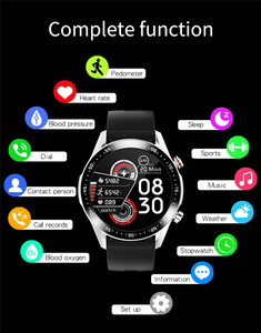LICHIP L182 smartwatch montre intelligente l13 e12 e13 montre smartphone passer des appels téléphone gt2 para cellares - Product Image 3