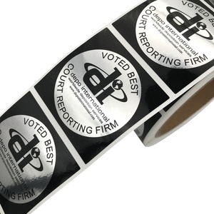 Bán buôn PVC Pet Vinyl Nhãn dán in ấn dính nhãn biểu tượng tùy chỉnh cuộn nhãn vàng lá nhãn dán công ty bao bì nhãn các nhà sản xuất - Product Image 2