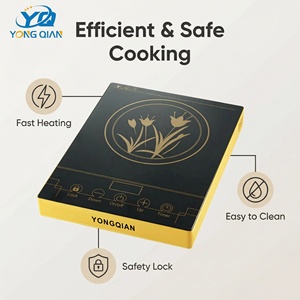 Table de cuisson vitrocéramique 2000W, <span class=keywords><strong>plaque</strong></span> chauffante électrique en verre céramique - Product Image 6