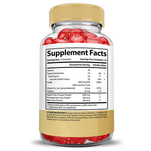 Best Seller Keto Acv Vitamina Sugar-Free Maçã Vinagre Gomas Supressor de apetite melhorado para perda de peso Extrato vegetal - Product Image 5