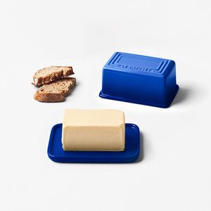 Beurrier europé<span class=keywords><strong>en</strong></span> <span class=keywords><strong>en</strong></span> céramique avec couvercle pour comptoir crème fromage conteneur stockage gardien - Product Image 2