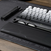 Repose-poignets pour clavier GravaStar 75%, support ergonomique en mousse, base antidérapante en caoutchouc pour clavier de jeu 75%