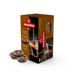 96 Capsule Compatibili Covim Orocrema Blend per Opzione A Modo Mio per Macchine da Espresso Manuali 0,13/capsula - Product Image 1