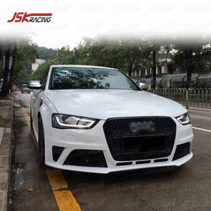 Pare-chocs avant et arrière en PP avec tuyau d'échappement pour pièces automobiles <span class=keywords><strong>Audi</strong></span> A4l S4 de 2013 à 2016, style <span class=keywords><strong>RS4</strong></span> amélioré - Product Image 4