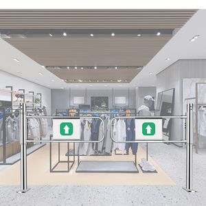<span class=keywords><strong>Tornello</strong></span> manuale del metallo della barriera per la vendita al dettaglio ed il portone elettronico della cassa del supermercato - Product Image 6
