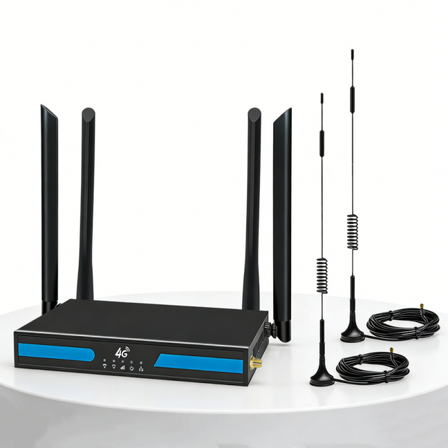 Eurasian Version 4G LTE CPE Router 6 Antenna Indoor Wireless WiFi 2.4G 300Mbps with Removable SIM Card Mobile Broadband