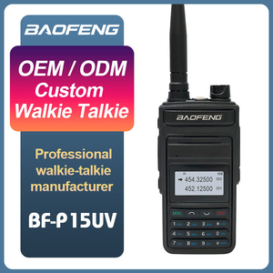 Radio bidirectionnelle multifréquence à haute puissance Baofeng BF P15UV, idéale pour les besoins de communication en conduite autonome, ODM - Product Image 1