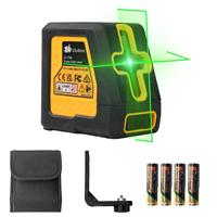 Mini niveau Laser à faisceau vert à 2 lignes niveau Laser à nivellement automatique avec sac de transport