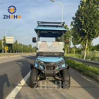 Voiture de golf électrique chinoise personnalisée à 4 places, avec batterie au lithium-fer, certifiée CE et autonomie de 90 km