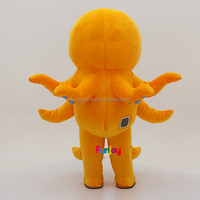 Costume gonflable de pieuvre pleine grandeur pour adulte, tenue de mascotte animale marine pour fêtes et divertissements