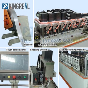 Machine de formage à froid entièrement automatique pour charpentes en acier léger C89 C140, machine de fabrication de maisons et villas en acier léger 2026 - Product Image 4