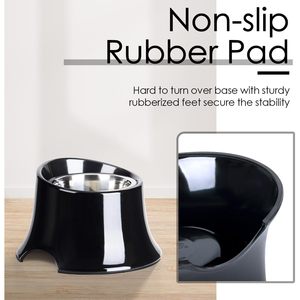 Soporte elevado para tazón de perro, 2.5 tazas, antideslizante, duradero, para perros medianos - Product Image 2
