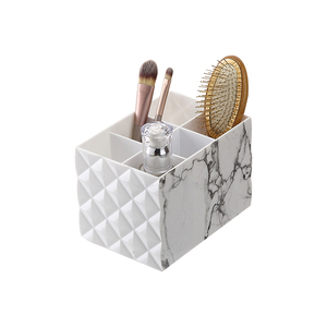 <span class=keywords><strong>Caja</strong></span> <span class=keywords><strong>de</strong></span> almacenamiento <span class=keywords><strong>de</strong></span> organizador <span class=keywords><strong>de</strong></span> maquillaje <span class=keywords><strong>de</strong></span> belleza moderna <span class=keywords><strong>de</strong></span> plástico que ahorra espacio con 6 compartimentos - Product Image 1