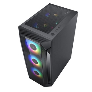 Phổ biến nhất Giá cả phải chăng giá OEM cao luồng không khí thiết kế máy tính để bàn màu đen PC trường hợp casetempered Glass argb Máy tính chơi Game trường hợp - Product Image 3