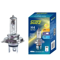 SUEZ Voiture Moto Phares Accessoires Eclairage H4 12v 35/35W Halogène Blanc Chaud Ampoule Auto Light