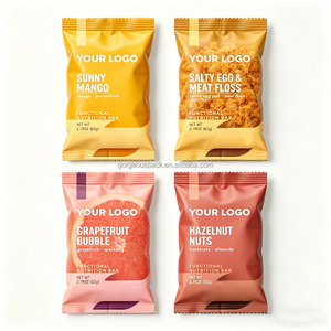 Sacs en plastique sur mesure, sachets alimentaires à scellage arrière, emballages pour poudre de protéines de lactosérum, sacs en aluminium 35g 50g - Product Image 6