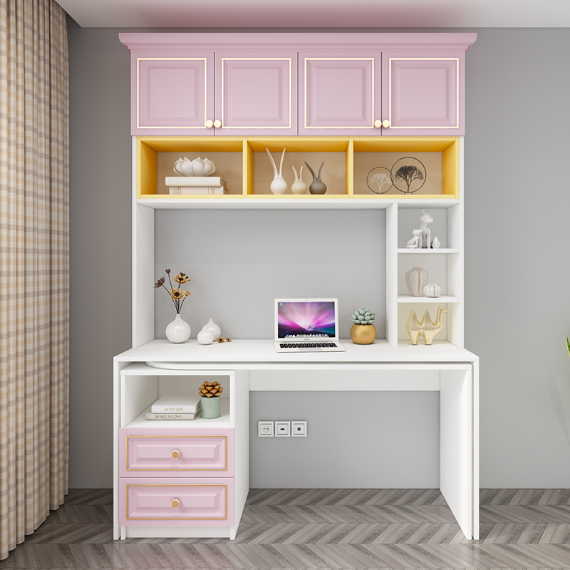 kids desk with shelves