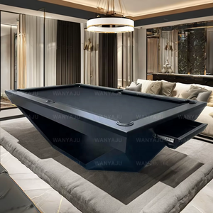 Table de <span class=keywords><strong>billard</strong></span> et de tennis de table professionnelle de luxe en bois massif et ardoise avec plateau de salle à manger/tennis de table, durable pour usage intérieur - Product Image 3