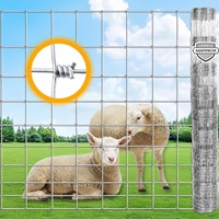 Mejor precio 1,8 M Alto 100M Largo Veldspan Bisagra Junta Valla de campo Modelo 3D para campos de granja y ganado Marco de metal 6 pies