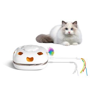 Nuevo Diseño de Juguete Interactivo para Gatos con Pluma, Bola Inteligente con Movimiento Automático, Juguete Inteligente para Mascotas - Product Image 1