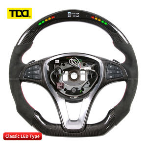 Volante de fibra de carbono con LED TDD para Benz W213 W204 S500 S320 S300 E200 E300 E320 E350 E43 E63 E53 E500 Amg - Product Image 3