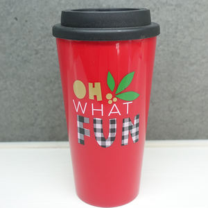 Dubbele Muur Eco Vriendelijke Plastic Reis Eco Koffiemok - Product Image 5