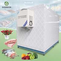 Chambre froide commerciale portable de 20 pieds, conteneur industriel de 40 pieds, congélateur 10x14 pieds