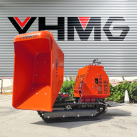 Mini-transporteur sur chenilles YHMG le mieux noté, mini-dumper durable pour les projets d'aménagement paysager en zone rurale
