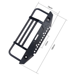 Pare-chocs avant réglable avec support de treuil et lumière LED pour <span class=keywords><strong>TRX4</strong></span> Bronco <span class=keywords><strong>Defender</strong></span> 1/10 RC Crawler Car Upgrade Parts Accessories - Product Image 3