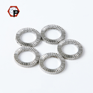 Arandelas de Bloqueo de Acero Inoxidable DIN25201 SS 304 316 M3-M36, Arandelas Antideslizantes Dentadas de Doble Pliegue Autoblocantes - Product Image 6