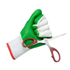 Antideslizante China Venta al por mayor Trabajo DE TRABAJO Guantes de película revestidos verdes y blancos para el trabajo - Product Image 4