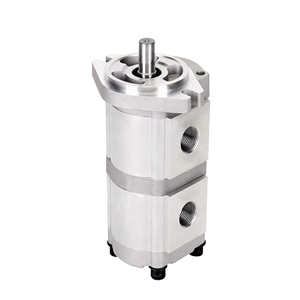 Pompe à engrenages tandem haute pression KC HGP-33A-F25/25 pour huile hydraulique, machines industrielles - Product Image 2