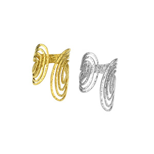 New Popular Simple Unique Design Stainless Steel <b>Ring</b> Fashionable Gold Silver Plated Unisex's <b>Adjustable</b> <b>Rings</b> Wholesale Jewelry - Product Image 6