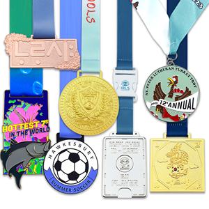 Medallas de Metal Personalizadas al por Mayor para Judo, Taekwondo, Fútbol, Baloncesto, Tenis, Deportes, Medalla de Oro, Obra de Arte Metálica - Product Image 2