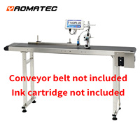 Imprimante jet d'encre industrielle Yaomatec 160p automatique pour date, code-barres, logo, lot, date d'expiration, 12,7 mm TIJ, pour ligne de production d'emballage