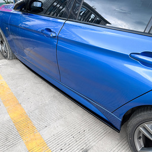 Amp-Z Side Skirts Carbon Fiber Texture Matte Finish For Bmw 3 Series F30 M Sport 2013-2019 Standard Wheelbase - Product Image 3