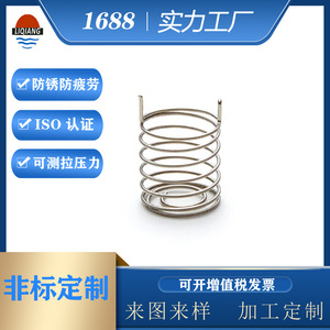 Spiral <b>Spring</b> L209 <b>Compression</b> Industrial Electronic Communications Nickel Plated Tin Plated Left Hand Right Hand Custom Made - Product Image 3