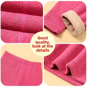 Set di Intimo <span class=keywords><strong>Termico</strong></span> in Poliestere Personalizzato per Uomo e <span class=keywords><strong>Donna</strong></span>, Maglia e Pantaloni Termici Autunnali, Fodera Spazzolata - Product Image 3