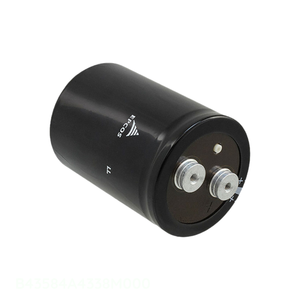 Condensateur 3300 uF 20% 350V à montage sur châssis par vis, type B43584A4338M000, en aluminium, pour canal fabricant - Product Image 1