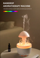 Produits uniques 2025 Diffuseur de parfum Goutte de pluie Humidificateur d'air aux algues Lumière de nuit LED portable Diffuseur d'arômes d'huiles essentielles