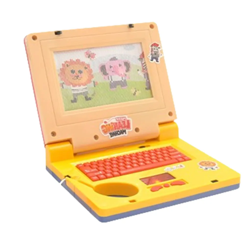 Brinquedos inteligentes de plástico para crianças TS operação com bateria leitura máquina de aprendizagem de inglês para laptop