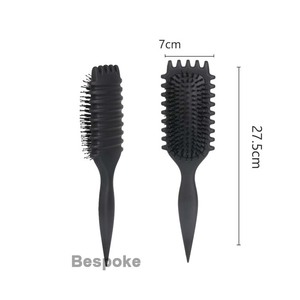 Cepillo Rizador Impermeable con Logotipo Personalizado, Función de Paleta de Masaje, Peine Desenredante, Definición de Rizos para Rizos Definidos - Product Image 2