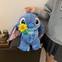 Sac à dos en peluche Kawaii Stitch pour dinosaure de haute qualité, jouet de dessin animé mignon pour filles, cadeau de vacances, marque OEM, âges