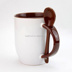 Haga e imprima sus propias tazas de café <span class=keywords><strong>con</strong></span> <span class=keywords><strong>foto</strong></span> de logotipo <span class=keywords><strong>con</strong></span> sublimación de cuchara - Product Image 1