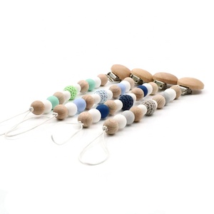 Cadena <span class=keywords><strong>de</strong></span> Soporte <span class=keywords><strong>de</strong></span> Clip <span class=keywords><strong>para</strong></span> Chupete con Cuentas <span class=keywords><strong>de</strong></span> Ganchillo Hecha a Mano, Juguete <span class=keywords><strong>de</strong></span> Dentición <span class=keywords><strong>para</strong></span> Bebé, Rango <span class=keywords><strong>de</strong></span> Edad <span class=keywords><strong>de</strong></span> 0 a 12 Meses, Hecho <span class=keywords><strong>de</strong></span> Silicona - Product Image 1