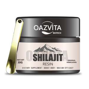 Résine de Shilajit de l'Himalaya biologique pure 30g 50g Shilajit de marque privée de supplément pour adulte en provenance d'Inde - Product Image 1