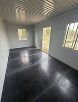 Maison conteneur démontable de 20 pieds à assemblage rapide, cabine modulaire pour dortoir de travailleurs de chantier