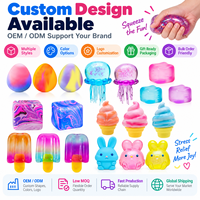 Jouet anti-stress en silicone en forme de dessin animé, souple, à récupération lente, décompression, best-seller